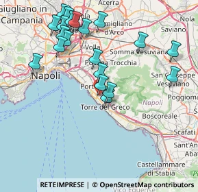 Mappa Via Guglielmo Marconi, 80056 Ercolano NA, Italia (9.1235)