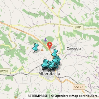 Mappa Via Vecchia Noci, 70011 Alberobello BA, Italia (1.8835)