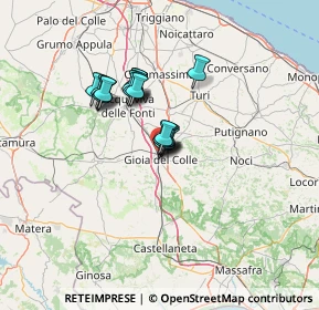 Mappa Via Cirillo, 70023 Gioia del Colle BA, Italia (9.50556)