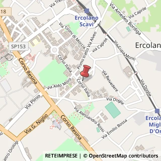 Mappa Traversa a Via Guglielmo Marconi, 7, 80056 Ercolano, Napoli (Campania)