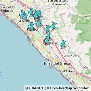 Mappa Via Marconi, 80056 Ercolano NA, Italia (2.166)
