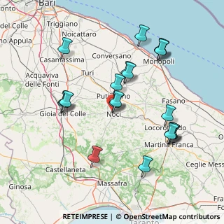 Mappa Via Piero Gobetti, 70015 Noci BA, Italia (16.9735)