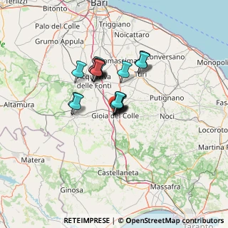 Mappa 70023 Gioia del Colle BA, Italia (9.465)