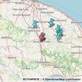 Mappa 70023 Gioia del Colle BA, Italia (10.4075)