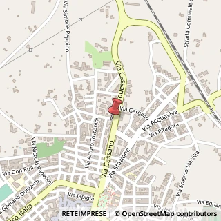 Mappa Via Umberto Minervini, 5, 70029 Santeramo in Colle, Bari (Puglia)