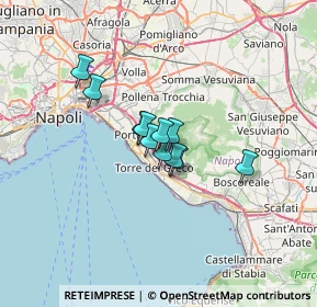 Mappa Via B. Cozzolino, 80056 Ercolano NA, Italia (3.93636)