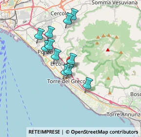 Mappa Via B. Cozzolino, 80056 Ercolano NA, Italia (3.12545)