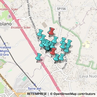Mappa Via B. Cozzolino, 80056 Ercolano NA, Italia (0.22593)