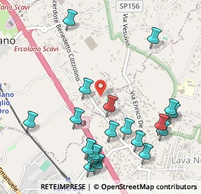 Mappa Via B. Cozzolino, 80056 Ercolano NA, Italia (0.665)