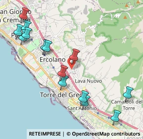 Mappa Via B. Cozzolino, 80056 Ercolano NA, Italia (2.58429)