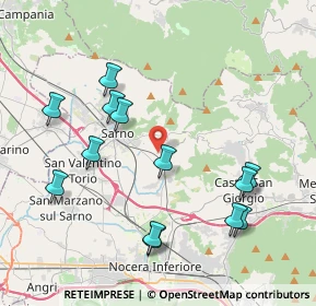 Mappa Via Fiorentini, 84087 Sarno SA, Italia (4.63692)