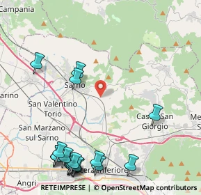 Mappa Via Fiorentini, 84087 Sarno SA, Italia (6.2905)