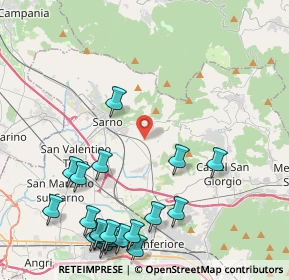Mappa Via Fiorentini, 84087 Sarno SA, Italia (5.928)