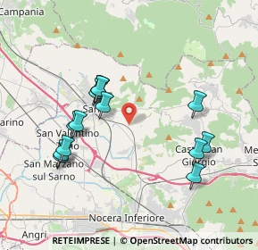 Mappa Via Fiorentini, 84087 Sarno SA, Italia (3.99286)