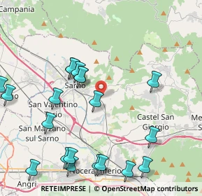 Mappa Via Fiorentini, 84087 Sarno SA, Italia (5.3775)
