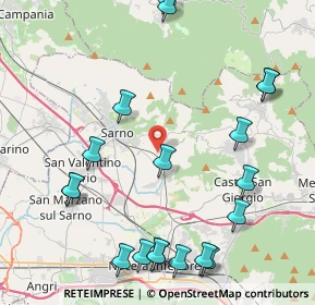 Mappa Via Fiorentini, 84087 Sarno SA, Italia (5.794)