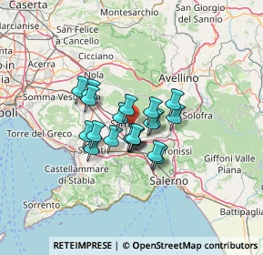 Mappa Via Fiorentini, 84087 Sarno SA, Italia (8.9645)