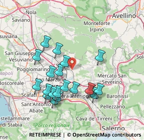 Mappa Via Fiorentini, 84087 Sarno SA, Italia (7.5835)