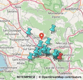 Mappa Via Fiorentini, 84087 Sarno SA, Italia (7.42176)