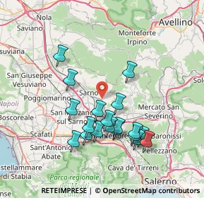 Mappa Via Fiorentini, 84087 Sarno SA, Italia (7.45789)