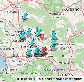 Mappa Via Fiorentini, 84087 Sarno SA, Italia (6.5565)