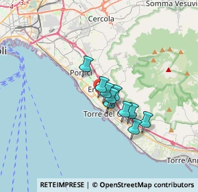 Mappa Via Emilio Bossa, 80056 Ercolano NA, Italia (2.95545)