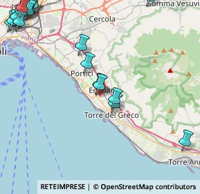 Mappa Via Alessandro Rossi, 80056 Ercolano NA, Italia (6.7985)