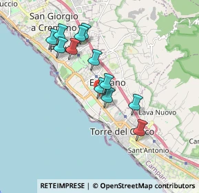 Mappa Via Emilio Bossa, 80056 Ercolano NA, Italia (1.71833)