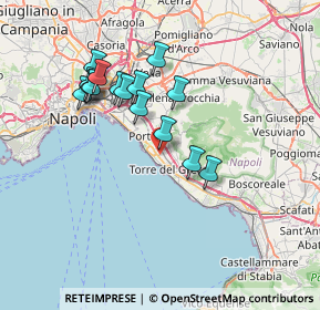 Mappa Via Emilio Bossa, 80056 Ercolano NA, Italia (6.95133)