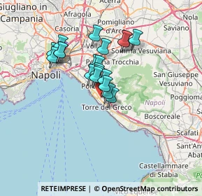 Mappa Via Emilio Bossa, 80056 Ercolano NA, Italia (5.505)