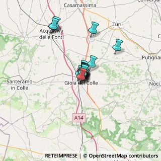 Mappa Via Schiavoni, 70023 Gioia del Colle BA, Italia (3.4325)