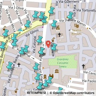 Mappa Via Schiavoni, 70023 Gioia del Colle BA, Italia (0.08077)