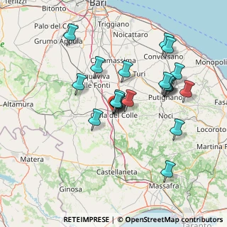 Mappa Via Glinni, 70023 Gioia del Colle BA, Italia (14.4995)