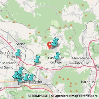Mappa Via Roscigno, 84088 Siano SA, Italia (5.78909)