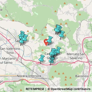 Mappa Via Roscigno, 84088 Siano SA, Italia (3.55588)