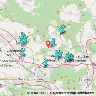 Mappa Via Roscigno, 84088 Siano SA, Italia (4.01769)