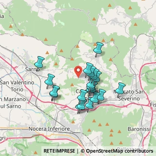 Mappa Via Roscigno, 84088 Siano SA, Italia (3.257)