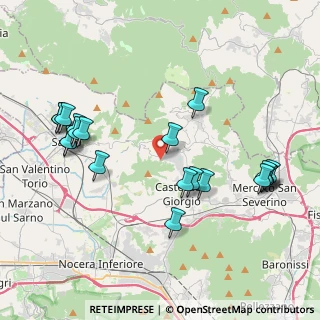 Mappa Via Roscigno, 84088 Siano SA, Italia (4.793)