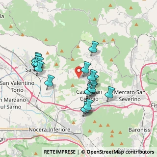 Mappa Via Roscigno, 84088 Siano SA, Italia (3.77889)