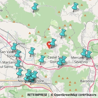 Mappa Via Roscigno, 84088 Siano SA, Italia (6.057)