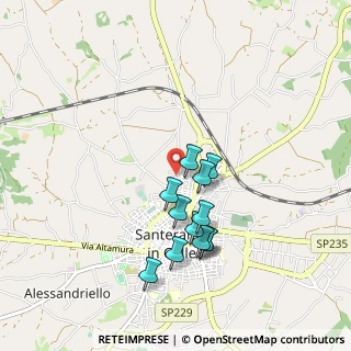 Mappa Via Padre Erasmo Perniola, 70029 Santeramo In Colle BA, Italia (0.85833)
