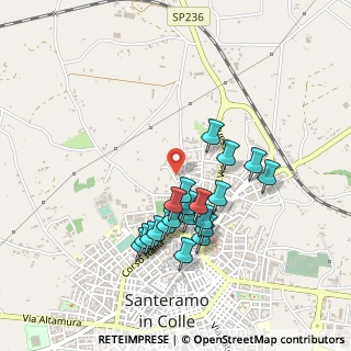 Mappa Via Padre Erasmo Perniola, 70029 Santeramo In Colle BA, Italia (0.444)