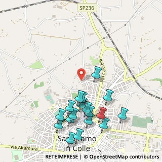 Mappa Via Padre Erasmo Perniola, 70029 Santeramo In Colle BA, Italia (0.62333)