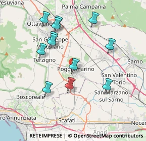 Mappa Piazza Pizzo Lampione, 80040 Poggiomarino NA, Italia (4.09167)