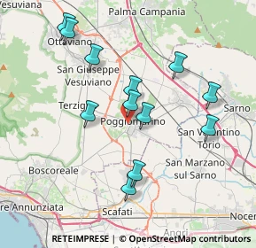 Mappa Piazza Pizzo Lampione, 80040 Poggiomarino NA, Italia (3.92083)