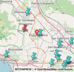 Mappa Piazza Pizzo Lampione, 80040 Poggiomarino NA, Italia (6.80214)
