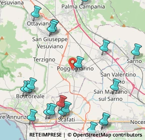 Mappa Piazza Pizzo Lampione, 80040 Poggiomarino NA, Italia (6.01)