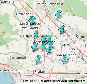 Mappa Piazza Pizzo Lampione, 80040 Poggiomarino NA, Italia (3.04733)