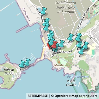 Mappa Via Sbarcatoio Nisida, 80124 Napoli NA, Italia (0.40833)