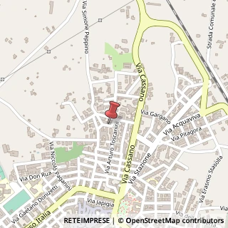 Mappa Via Pietro e Maria Curie, 13, 70029 Santeramo in Colle, Bari (Puglia)